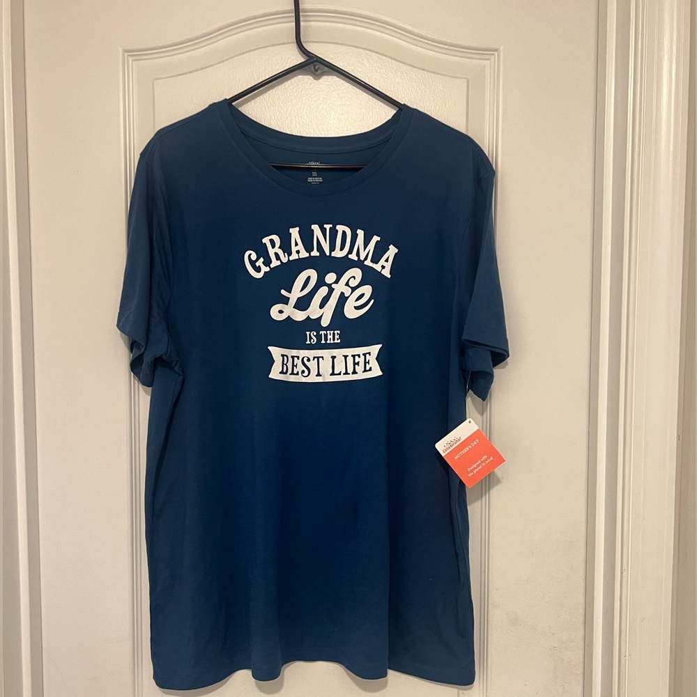 Blue - T-Shirt - XXL - Grandma Life is the Best Life